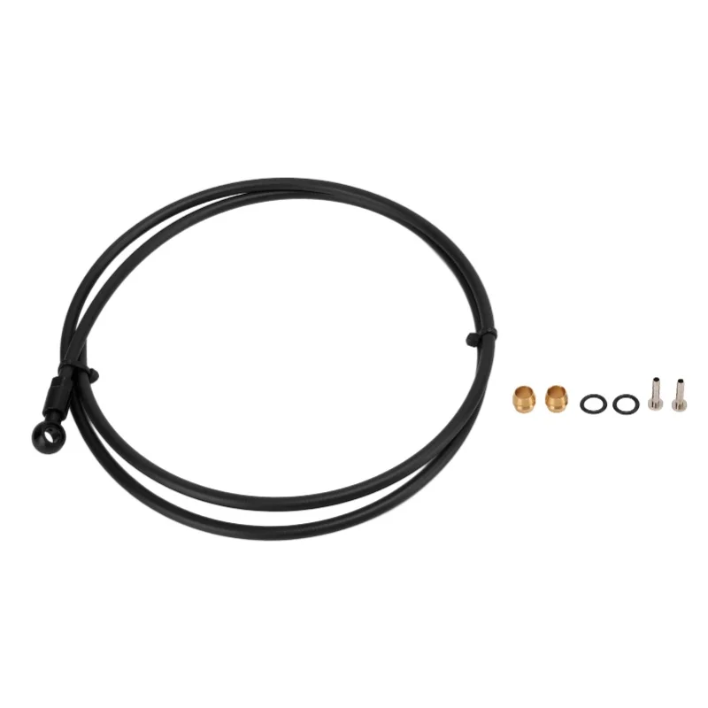 

MEROCA 1m Mountain Bike Hydraulic Disc Brake Hose Kit With Olive And Connector Inserts For XTR Bike AccessoriesBlack