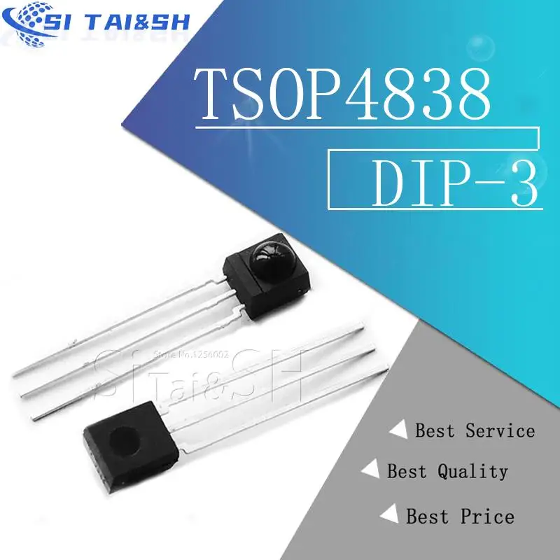 5PCS TSOP38238 IR 38238 P38238 OP38238 TSOP34138 TSOP34838 TSOP4838 TSOP1738 IRM3638T IRM3638 VS1838 TSOP4836