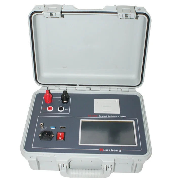 Huazheng Manufacturer  factory price Micro-ohmmeter loop resistance meter 200a contact resistance tester