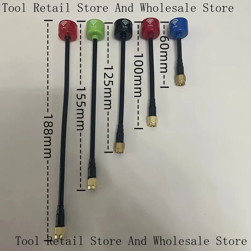 5.8G Right- Left-Handed Lollipop 3.0Db Analog-Digital FPV Traverser Sky-Side Antenna