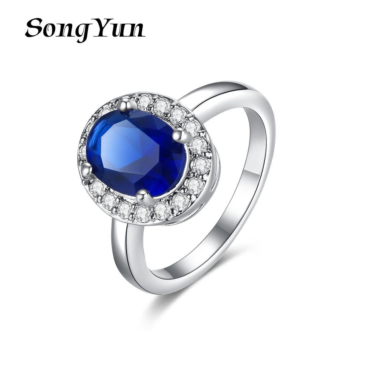 

SongYun Jewelry MHT Quality Brass Ring Wedding Band CZ 7A Zircon Bridal Shower Girlfriend Women Rings Fashion Jewelry