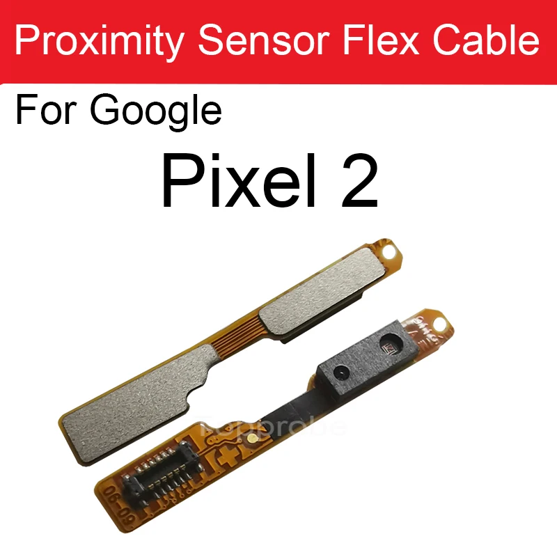 Promixity Light Sensor Flex Cable With Microphone For Google Pixel 2 2XL 3 3XL 3A 4 4A 4XL XL Flash Light Mic Flex Ribbon Parts