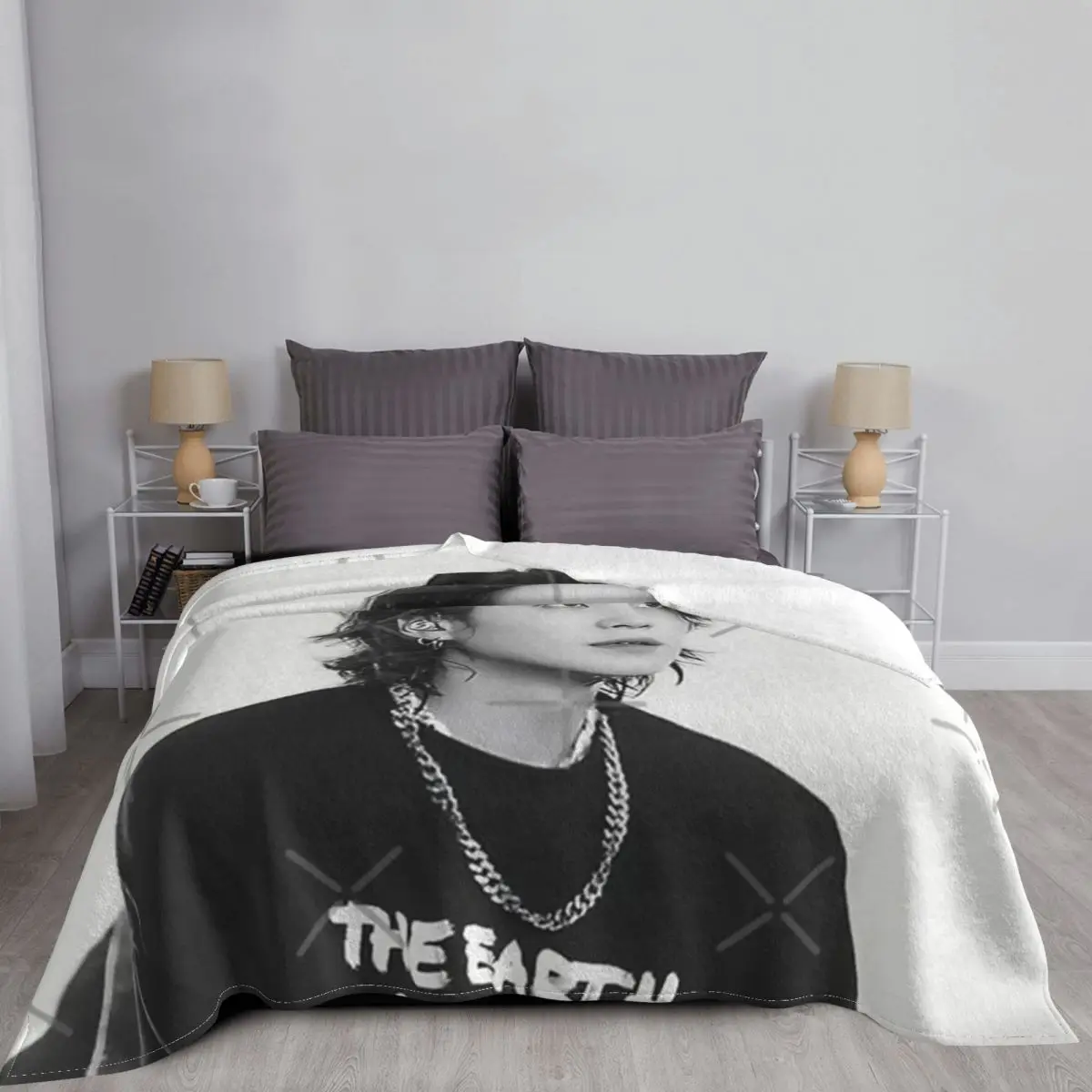 Yoongi Concert An Ultra-Soft Micro Fleece Blanket