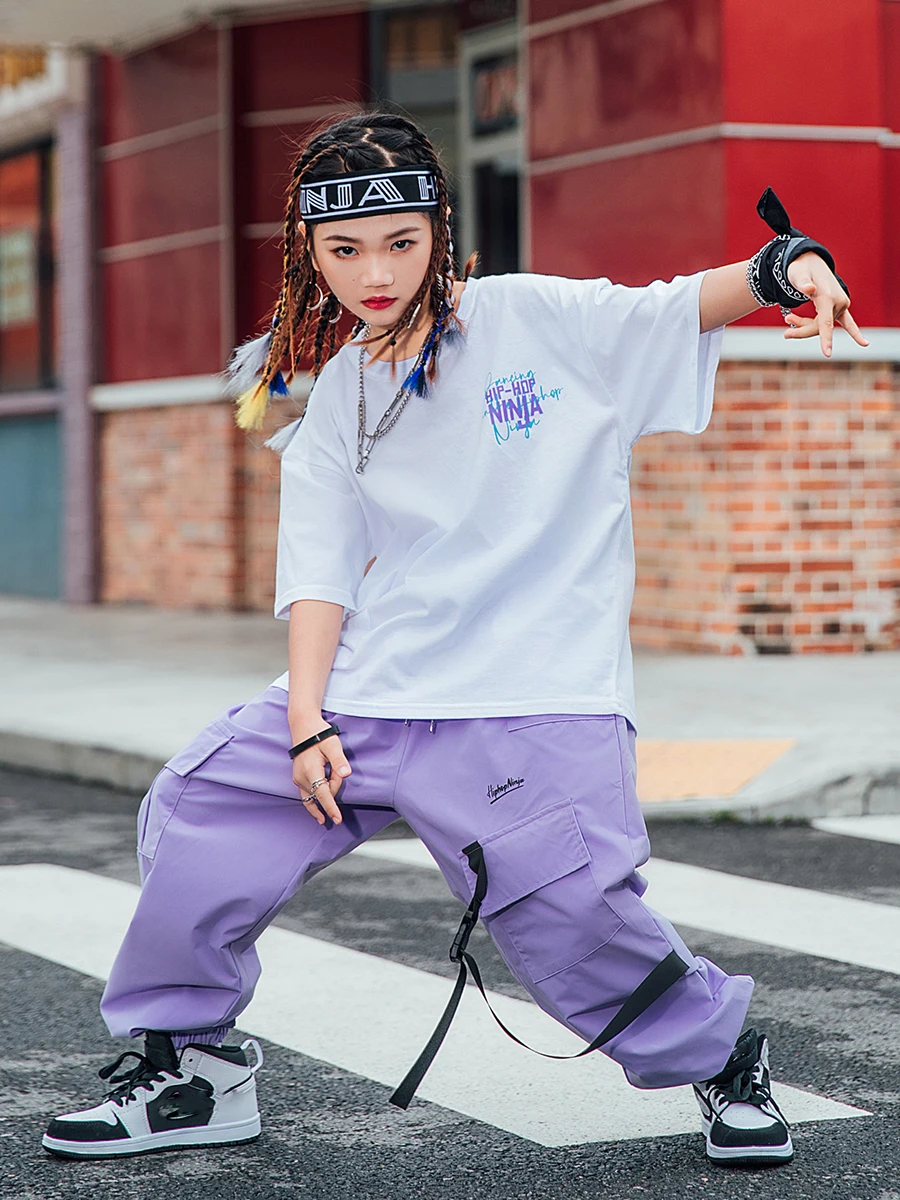 Trajes de dança modernos infantis, roupas rave, roupas hip-hop, roupas de palco, performance de jazz, crianças, meninos, 2023