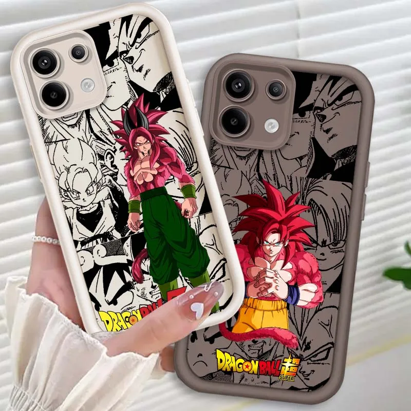 

Trendy Anime Son Goku For Xiaomi Mi Poco X3 X4 X5 X6 M4 M5 M5s M6 F4 F5 F6 Pro GT Plus 5G Eye Ladder Phone Case