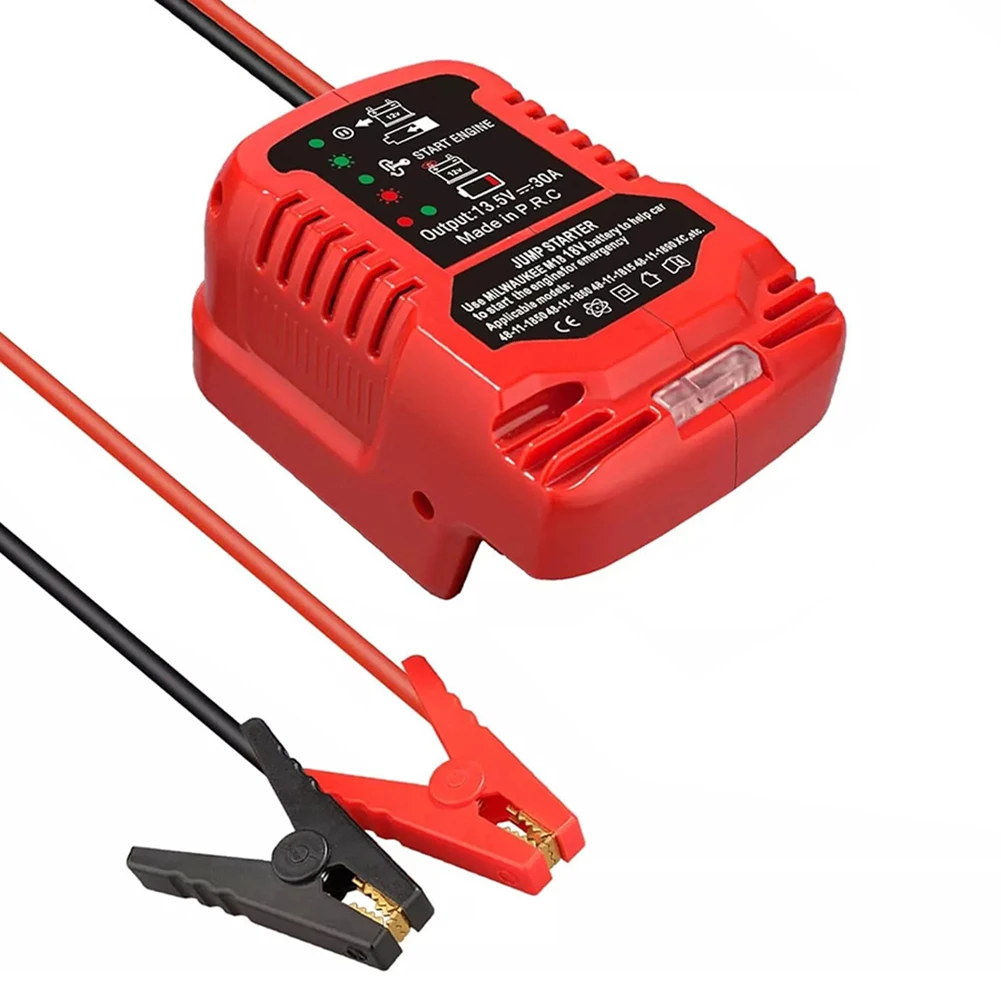 30A For Jump Starter with 11AWG For Jumper Cables for For 18v Battery Charging Automotive Booster Cable Adapter