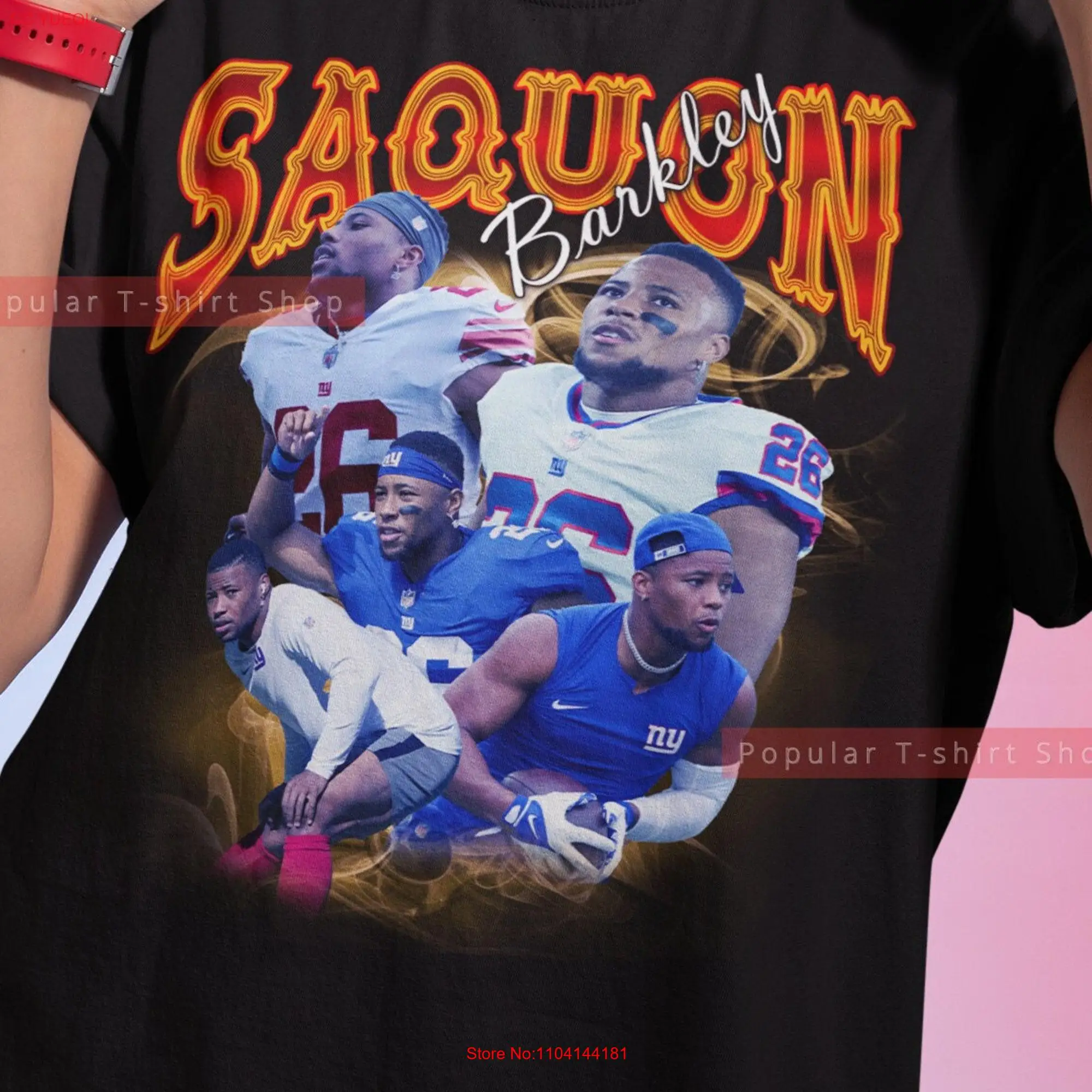 Saquon Barkley Vintage T Shirt For Him and Her SweaT Express Shipping Available long or short sleeves