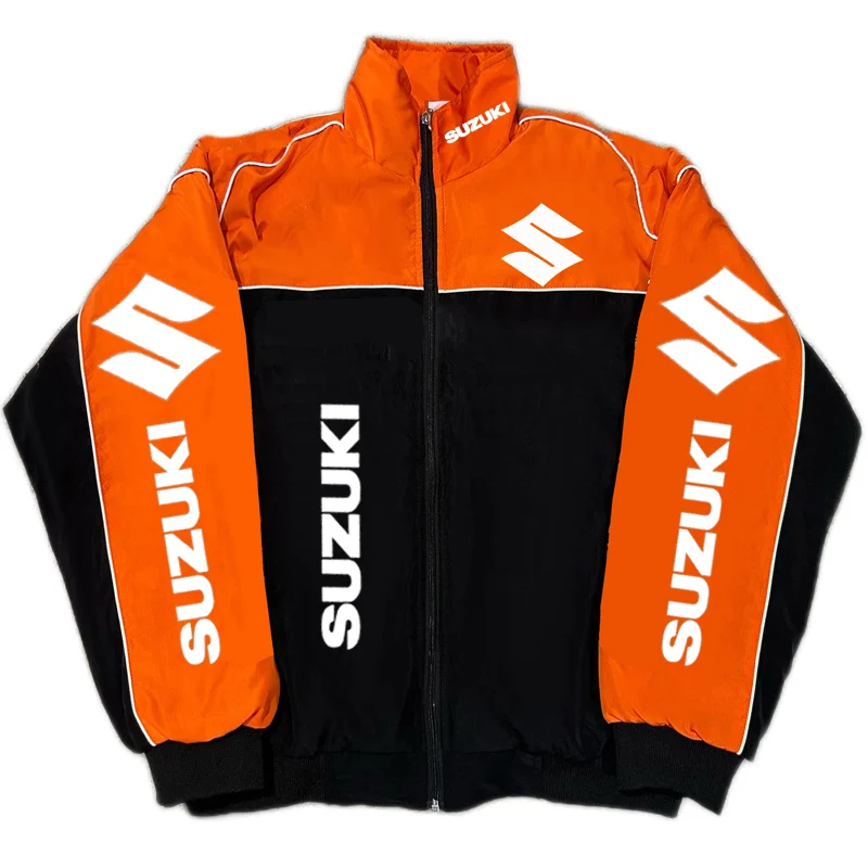 Suzuki Racing Jacket - A fashionable motorcycle riding jacket for