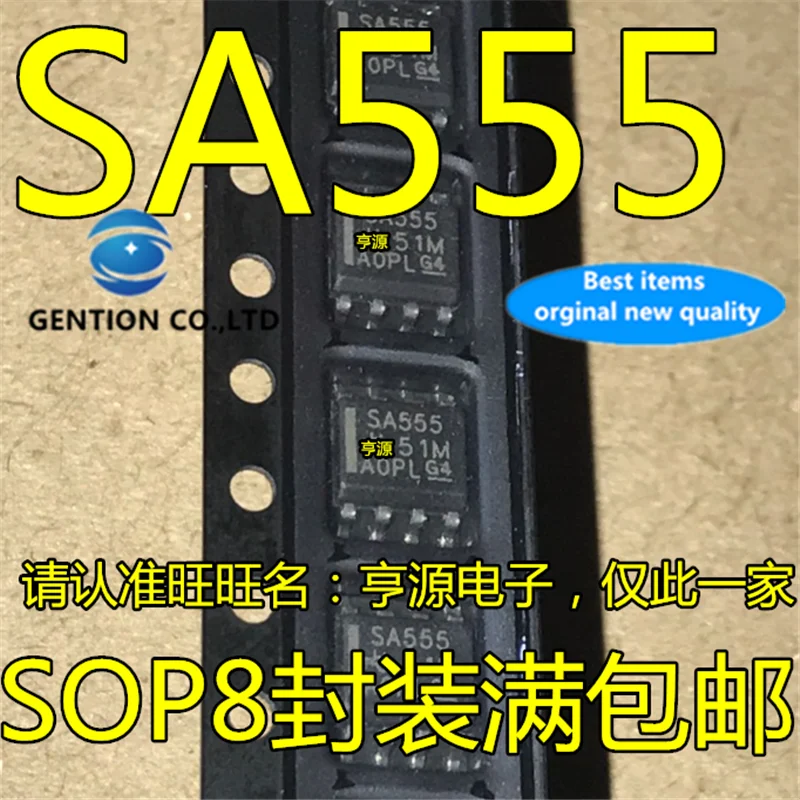 20Pcs SA555 SA555D SA555DR  Precision timer SOP-8 in stock  100% new and original