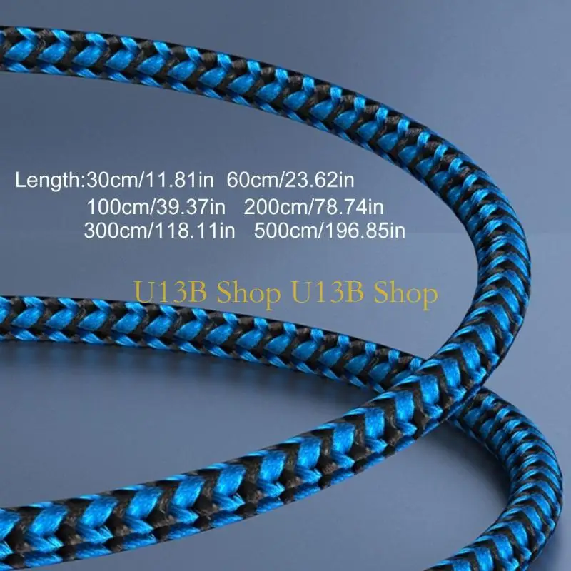 U13B USB خط الشحن الذكور إلى الذكور نقل الحبل يدعم ما يصل إلى 5 جيجابت في الثانية