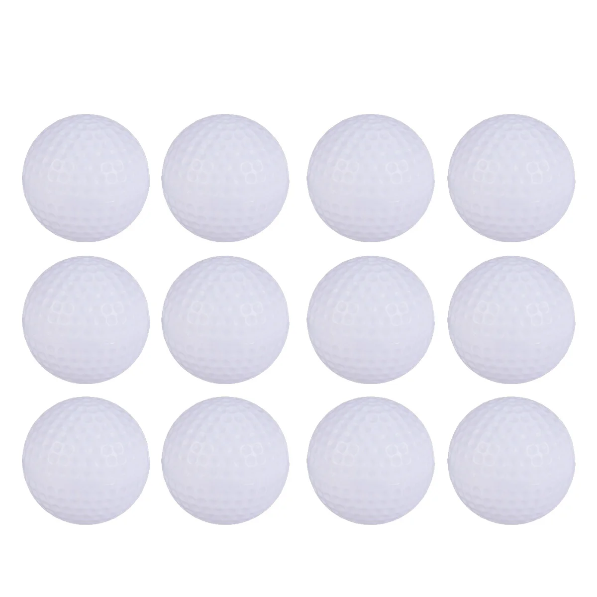 

24 pcs Plastic Balls Game Toy Balls Practice Balls for Kids Children Golfer (White) accessories