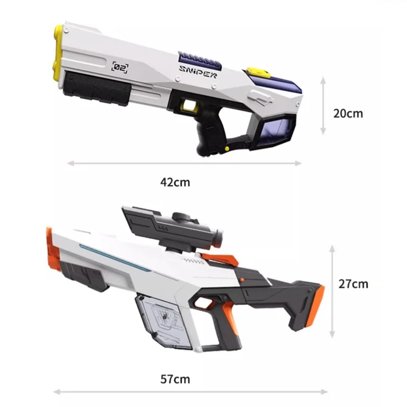W pełni automatyczny Repeater pistolet wodny na plaży letni odkryty basen dla dorosłych elektryczna woda myjka ciśnieniowa zabawka