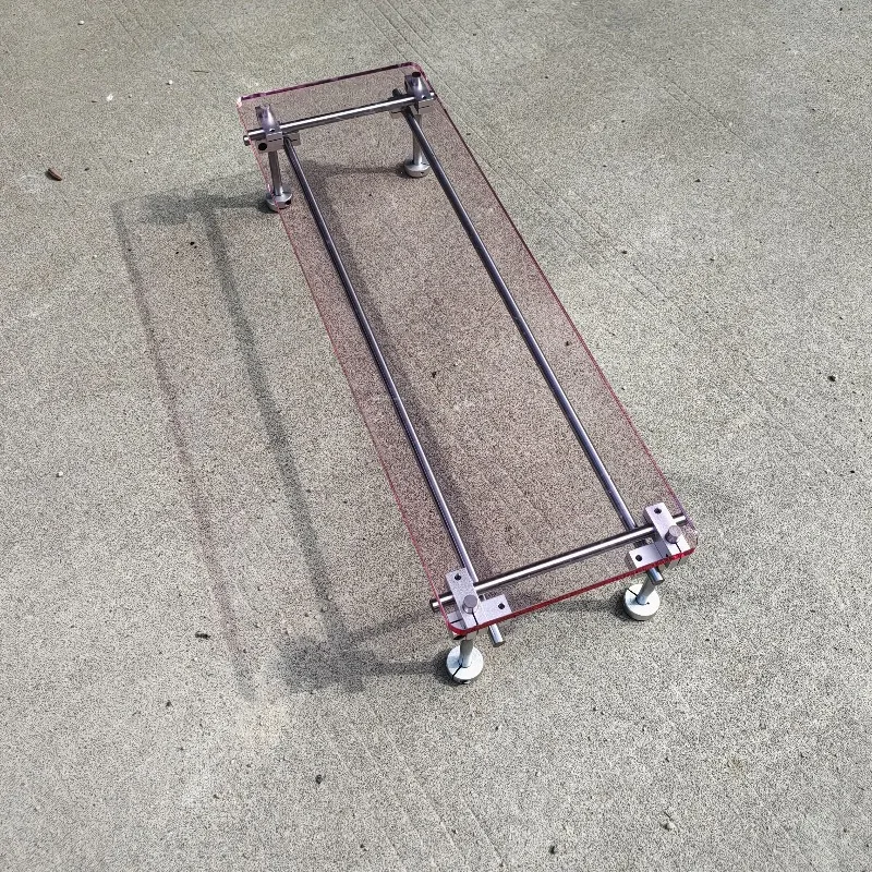 

Розовая полупрозрачная акриловая подставка для монитора, компьютерный стол, органайзер, полка для стеллажей для ноутбука, офисные игровые аксессуары для настройки