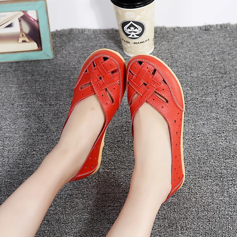 Trend Women Solid Color Sandals New Popular Female Shoes Shollow Breathable Comfortable Footwear Casual Lightweight Flats