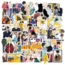 50pcs Anime BANANA FISH Series Graffiti Stickers Suitable for Helmets Desktop Wall Decoration DIY Sticker Pack Wholesale