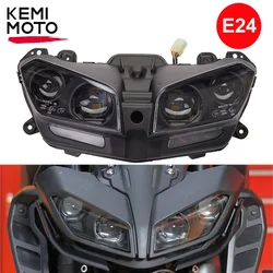 MT09 2017-2020 Headlight E24 Front Light Assembly Headlamp with Bulb Bright LED Lamp DRL Waterproof For YAMAHA MT-09 FZ09 2018