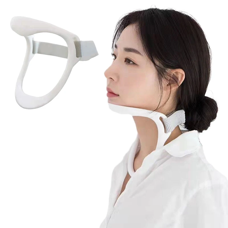 1pcs Plastic Neck Support Brace Anti-forward Head Posture Corrector Office Cervical Spine Fixing Neck Protector Bracket