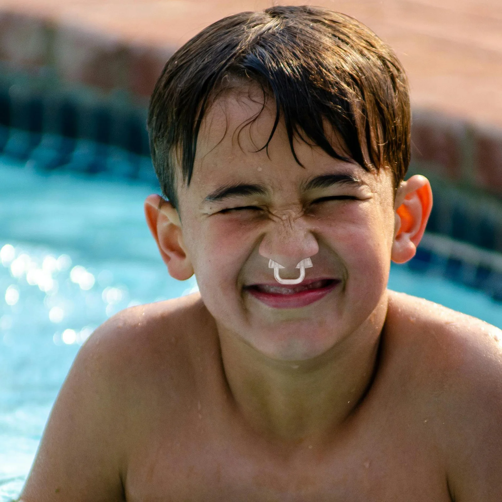 

Clear Swimming Nose Clip Lightweight Comfortable Fit for Kids and Adults Ideal for Swim Training Water Sports PVC Nose Plug