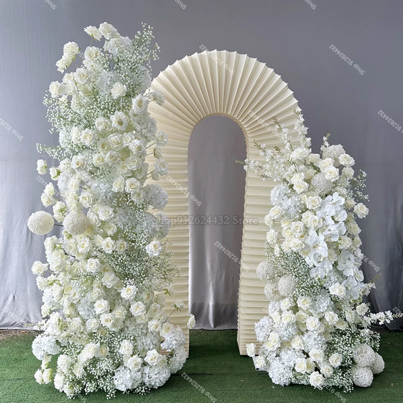 

5D белая роза детское дыхание цветок орхидеи открытый свадебный фон, декор композиции, квадратная рамка, цветочный шар