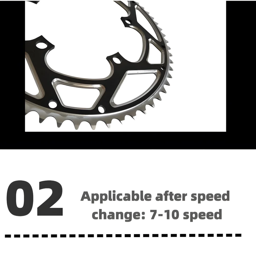 Folding Bike 130 BCD Chainring 60T Road Bielas Crankset Mtb Bike Parts Chain Ring Bmx Fixed Gear Bicycle Accessories view 2