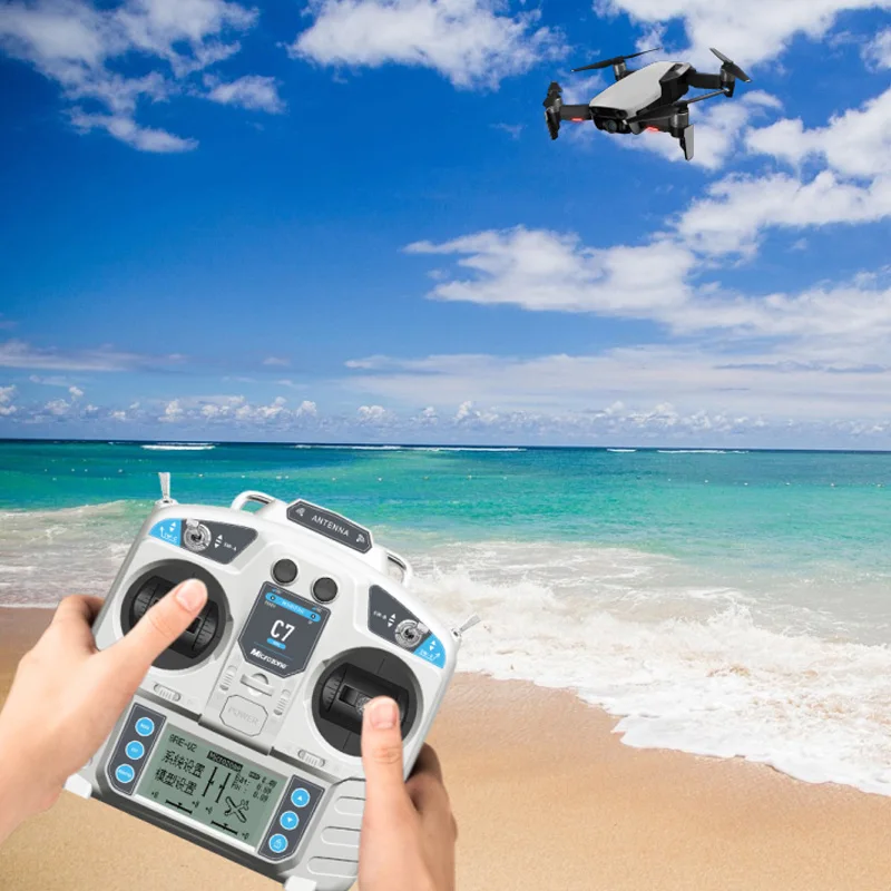 MicroZone MC7 Controller C7 MINI Trasmettitore 2.4G con ricevitore MC8RE Sistema radio per droni aerei RC Elicotteri multirotore
