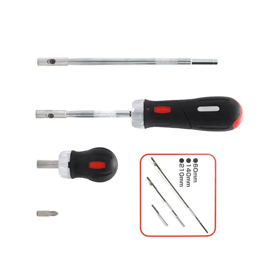 

TONE RDS20 Ratchet Screwdriver Set 23Pcs with 20 Bits for Slotted Phillips Screws Mutifunctional Bits Set Hand Tools