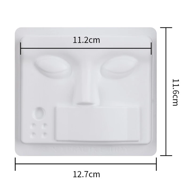 1 pz nuovo allenamento pratico fatto a mano estensione ciglia finte manichino in plastica modello testa accessori per il viso strumenti