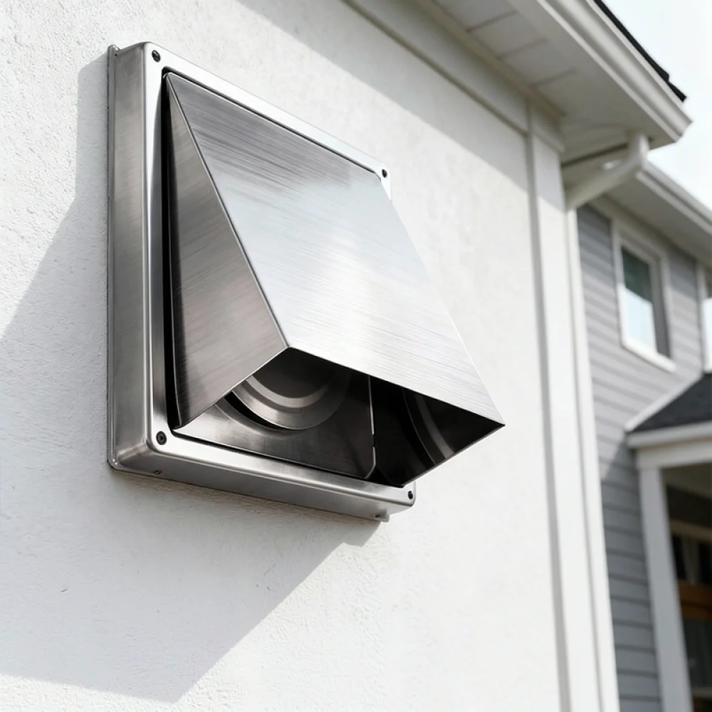 304 Stainless Steel Air Vent Grille Hood Exhaust Cover For Dryer Kitchen Bathroom Wall Ventilation Duct 4 5 6 Inch