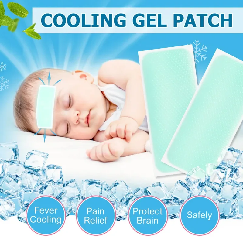 Ice patch Heat stroke physical cooling patch - heat reduction patch - Summer ice cool cooling patch mobile phone cooling patch