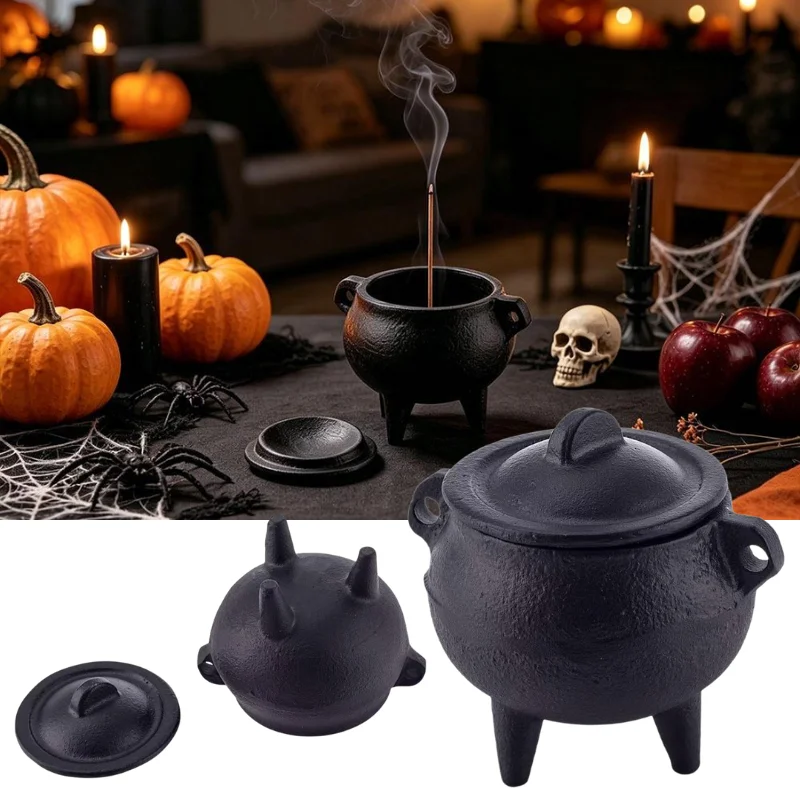 mini-caldeirao-de-ferro-fundido-com-tampa-para-queimador-de-incenso-recipiente-para-rituais-wiccan-decoracao-de-halloween-pote-de-armazenamento