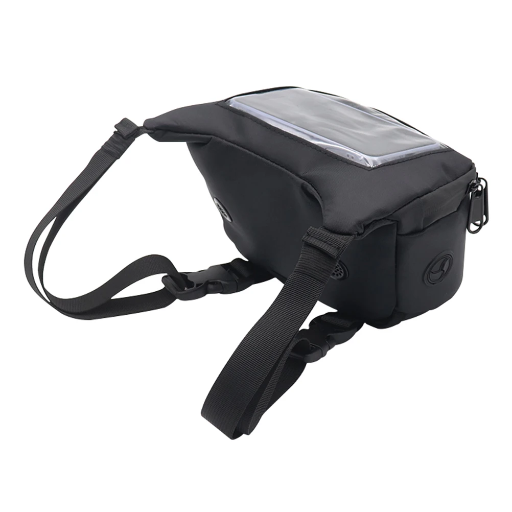 

Waterproof Front Bag for Bike Motorbike Electric Handlebar Pouch Black Large Capacity Storage Rider Accessories Motorcycle Gear
