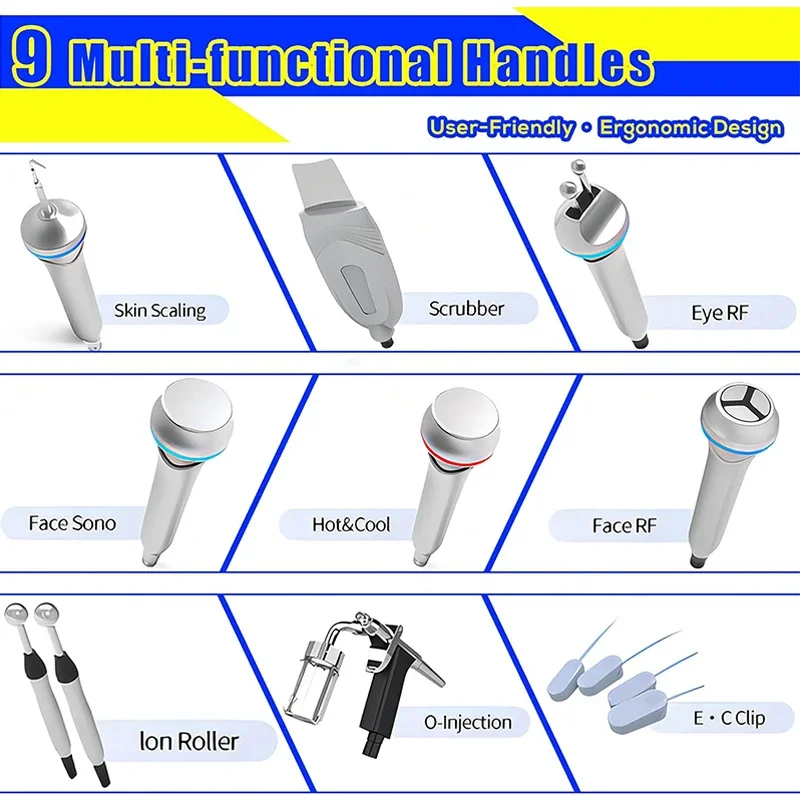 Sistema de gestión de la piel antienvejecimiento HYCYNIS coreano con chorro de oxígeno multifunción inteligente para el cuidado de los ojos, eliminación de arrugas y estiramiento facial