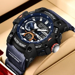 LIGE New Top Brand Men's Digital Watch Waterproof Sport Wristwatch for Men Military Electronic Watches High Quality Male Gifts