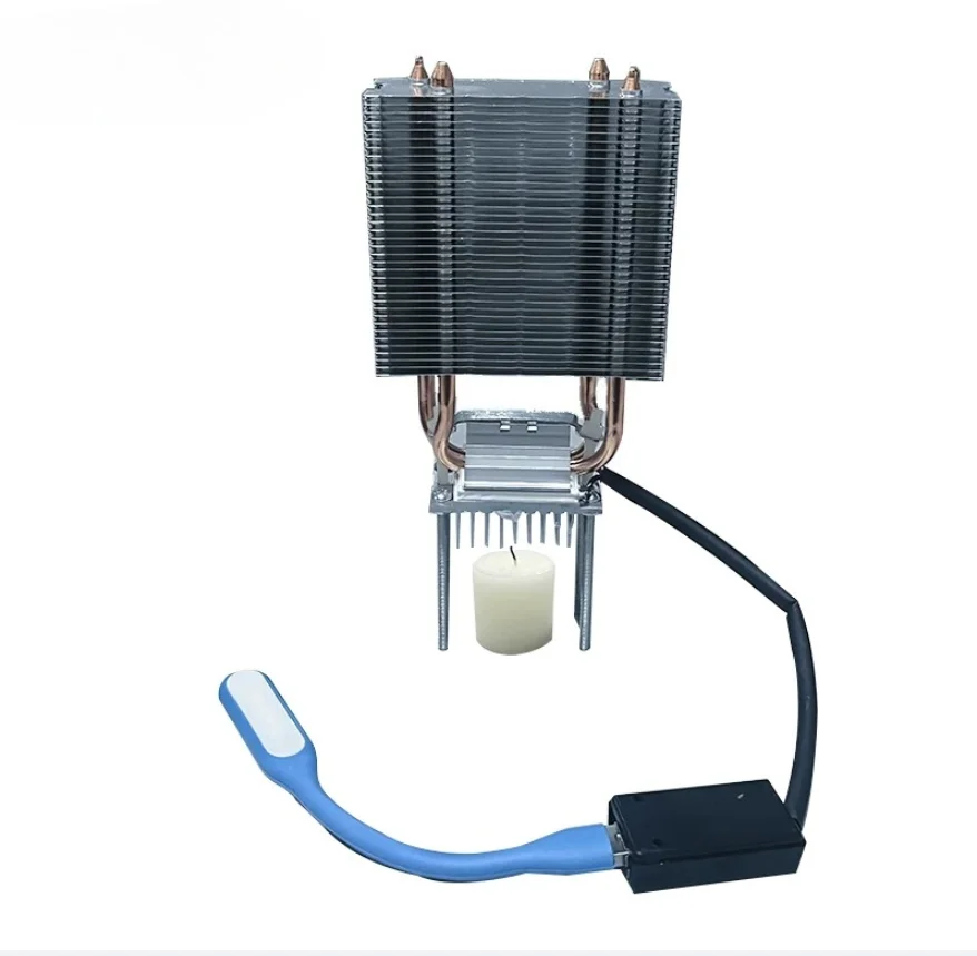 Second-generation small thermoelectric generator, thermoelectric power generation, scientific experiment kit