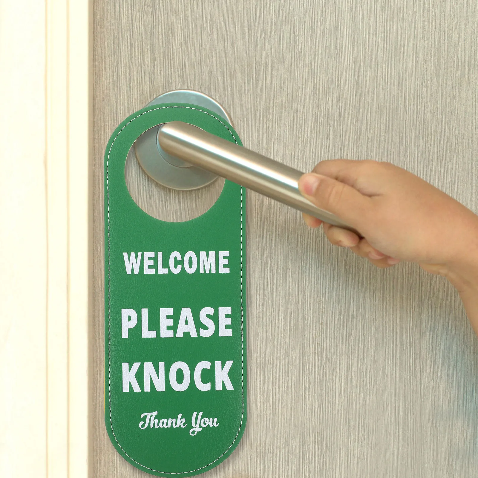 

Do Not Disturb Door Hanger Sign Pu Material For Bedroom Office Prevent Disturbance Studying Working Double Sided Fits