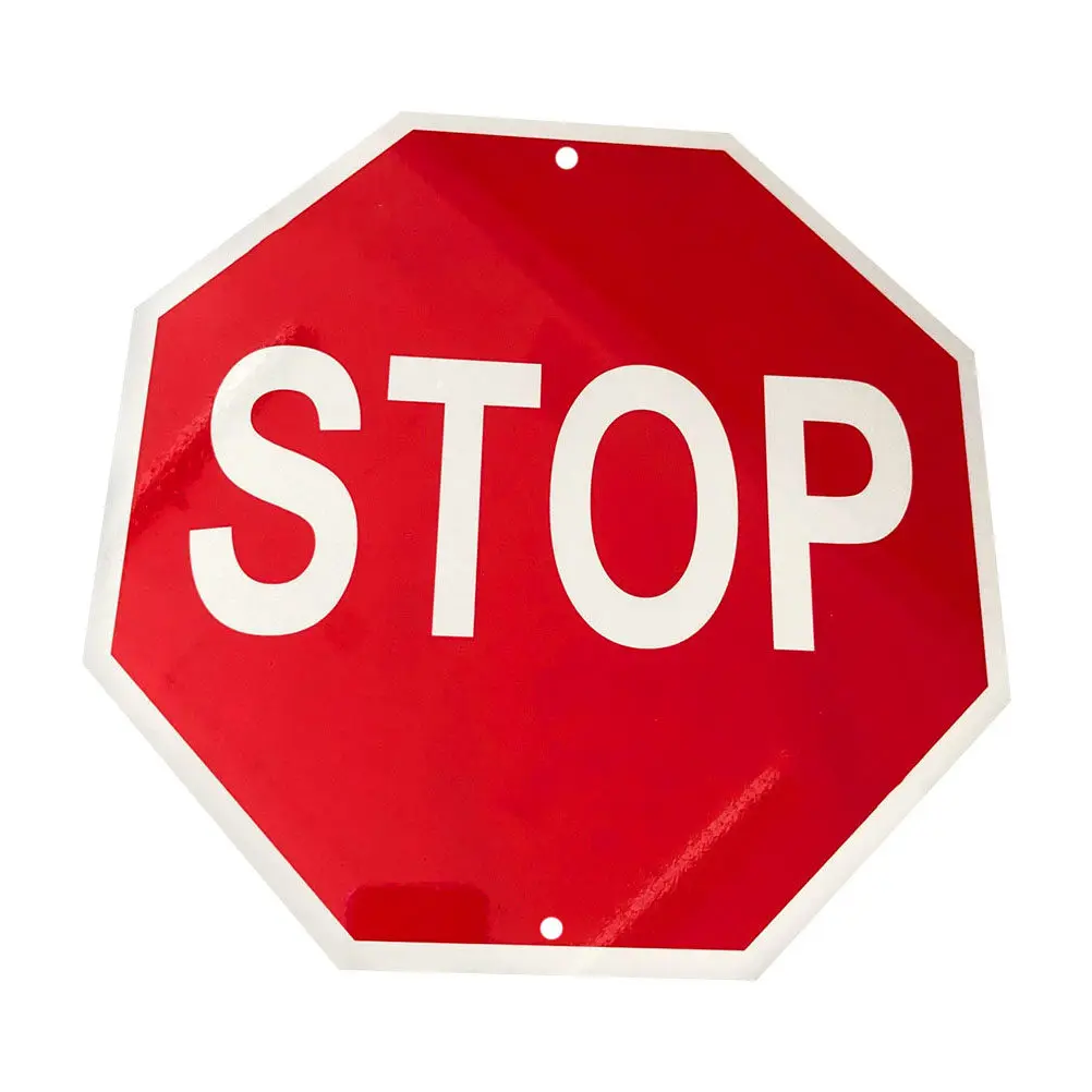 

Traffic Sign Board Premium Reflective Stop Warning Sign for Road Construction Trailer Use Street Signs for Bedroom