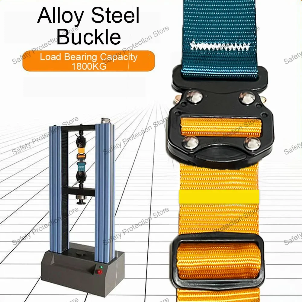 Full Body High Altitude Work Safety Harness Five-point Safety Belt/Rope Outdoor Climbing Training Construction Protect Equipment