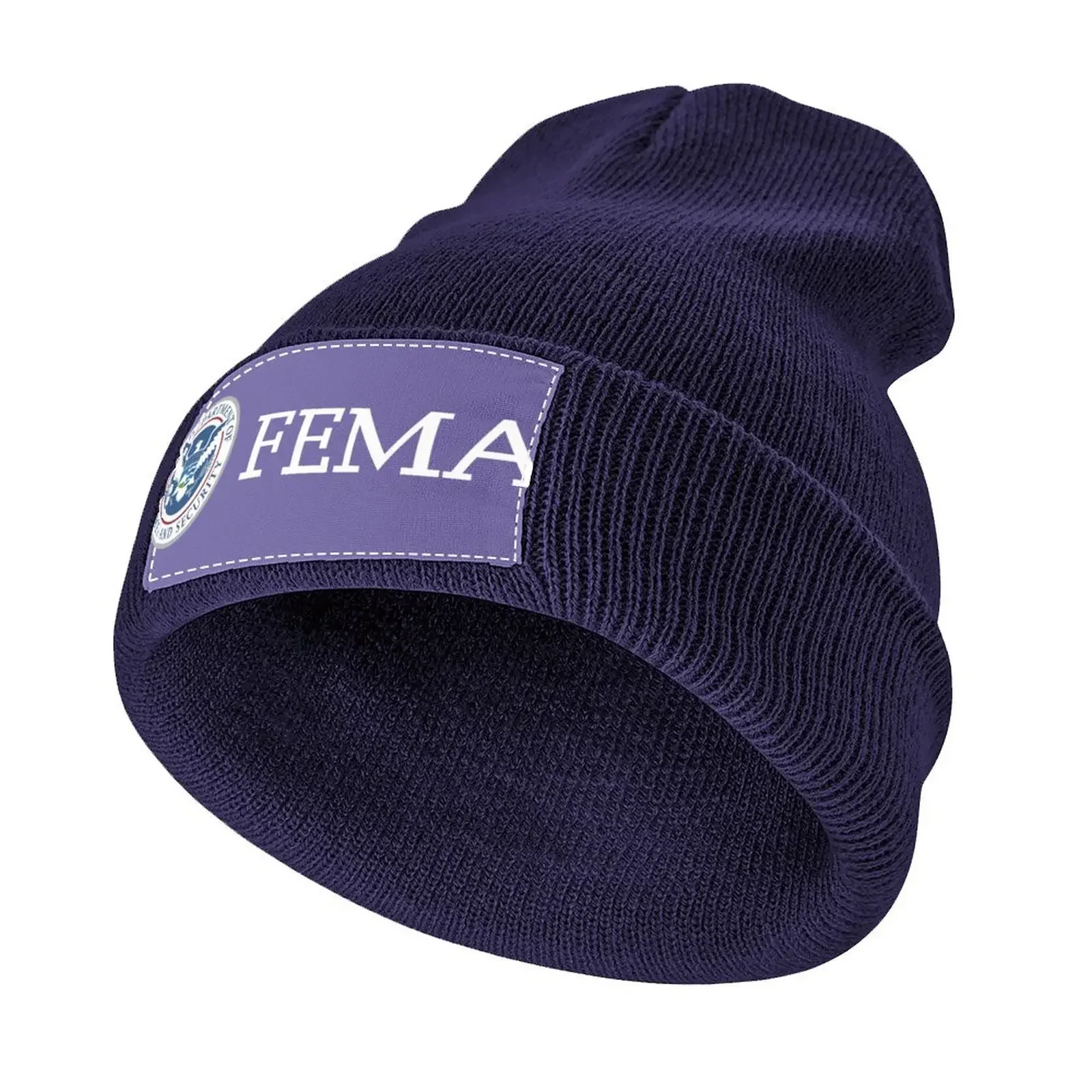 FEMA FEDERAL EMERGENCY MANAGEMENT AGENCY LOGO Knitted Hat Hats Baseball Cap Anime Big Size Hat Men Golf Wear Women's