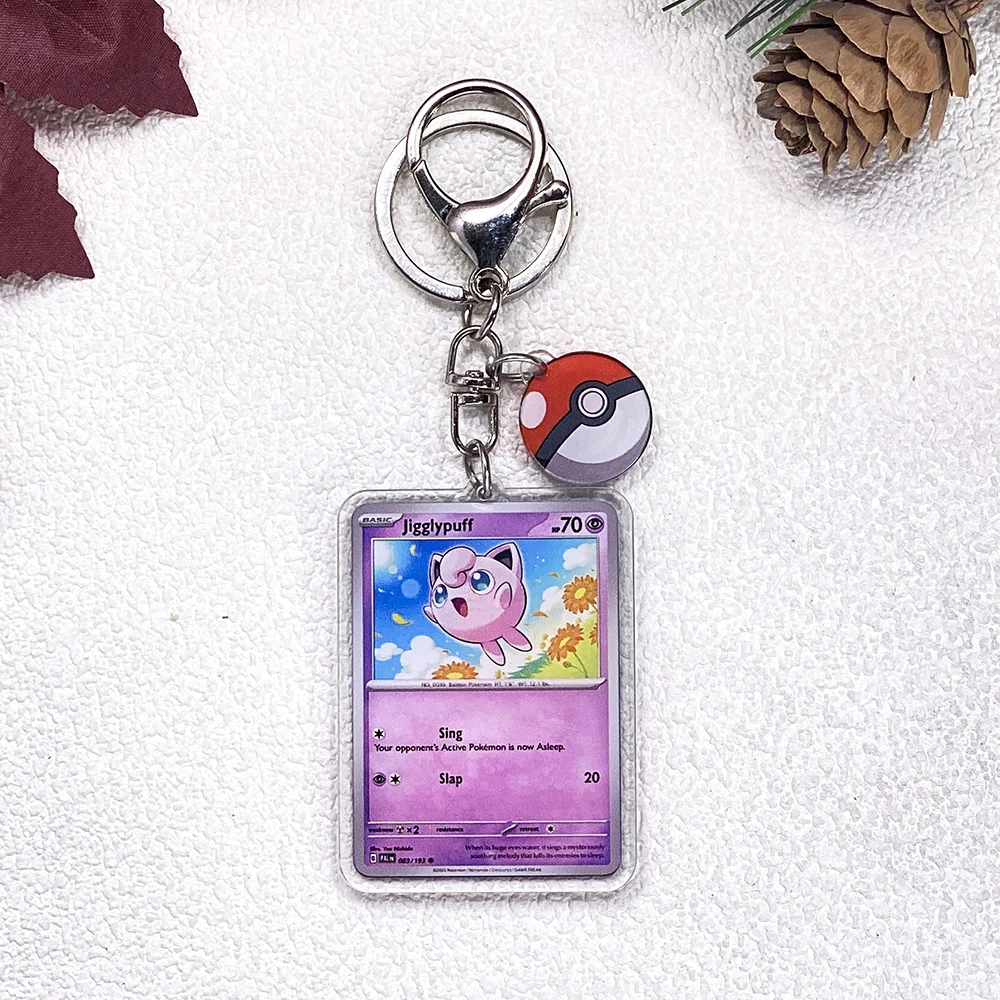 Pokémon Pikachu Bulbasaur Eevee Squirtle Niedlicher Schlüsselanhänger, Zubehör, Acryl-Anhänger, Anhänger für Tasche, Schlüsselhalter, Rucksack-Dekoration – Detail 26