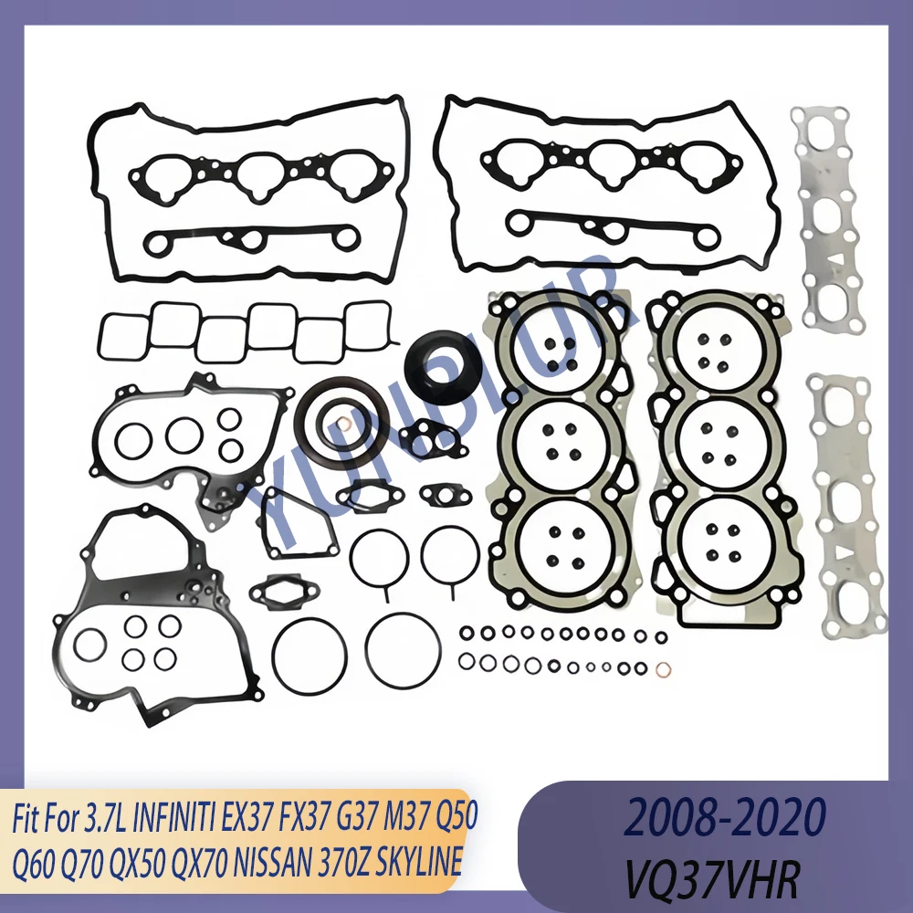 

Engine Parts Full Gasket Set Fit 3.7 L 08-20 VQ37VHR For INFINITI EX37 FX37 G37 M37 Q50 Q60 Q70 QX50 QX70 NISSAN 370Z SKYLINE