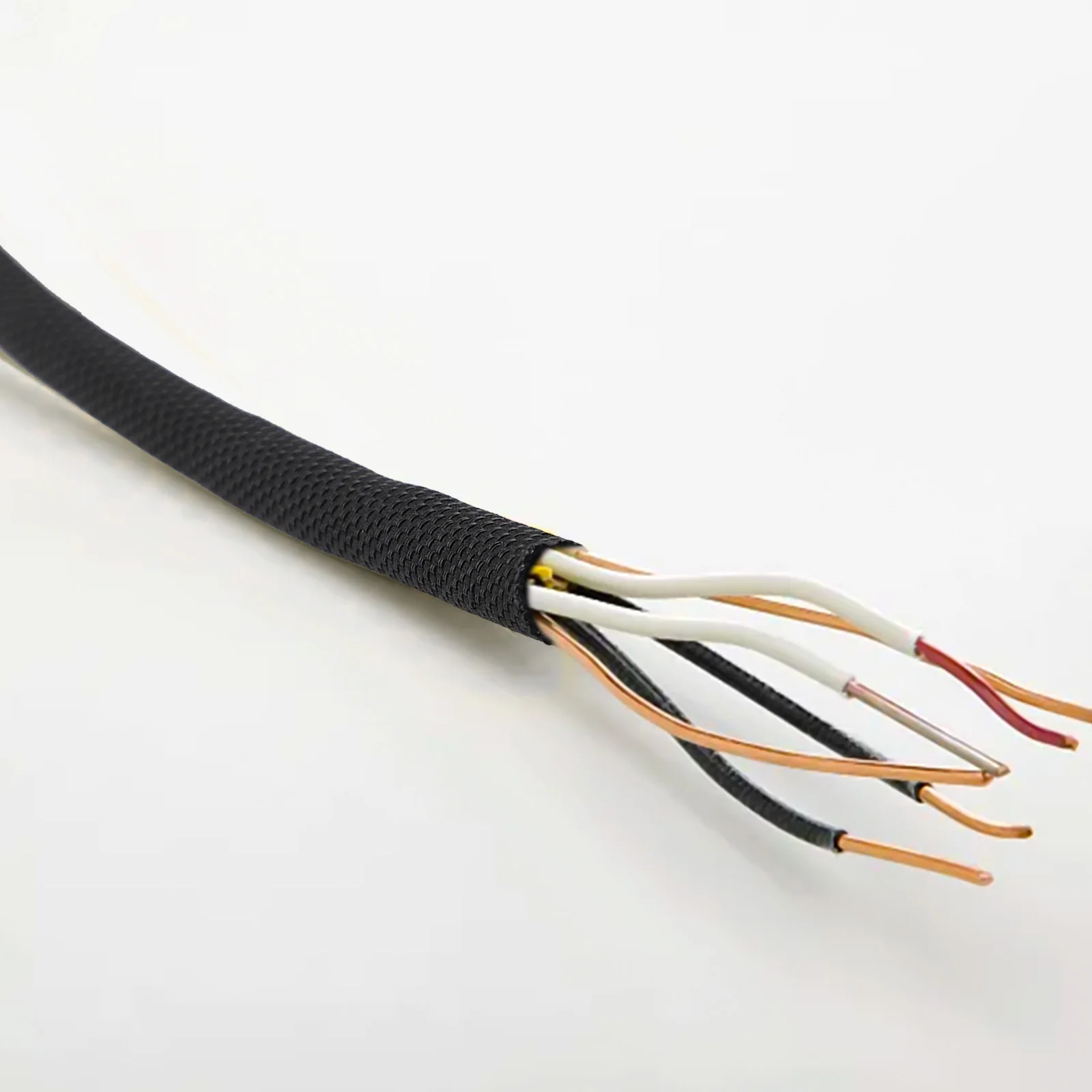 5mm*10m for braided Split-Sleeve Wire Adjustable Length Tangle-Free Thermal Insulation Abrasion Resistant Easy To Install