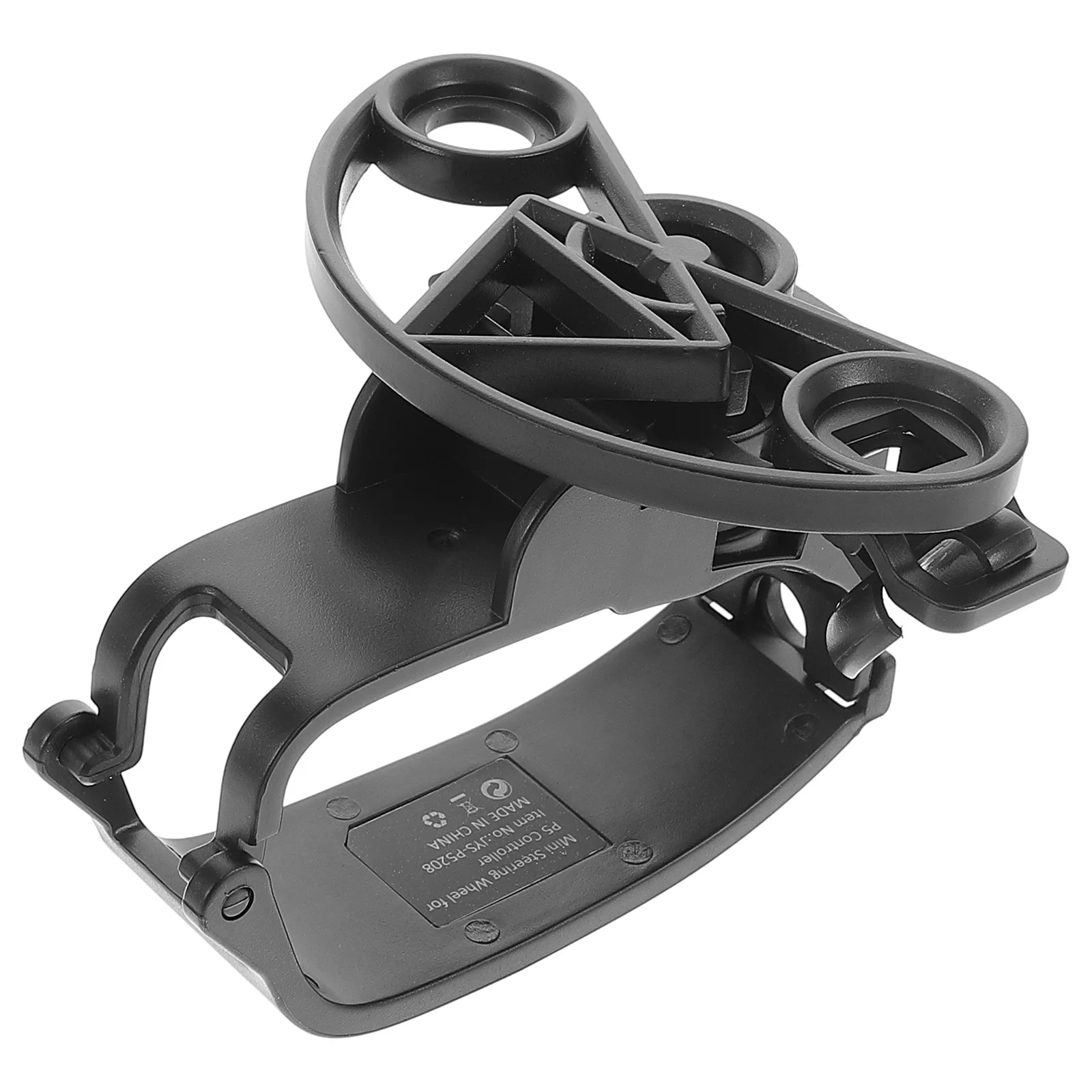 

Mini Black Racing Steering Wheel Stand for Controller Sturdy Adjustable Car Simulator Driving Gaming Replacement