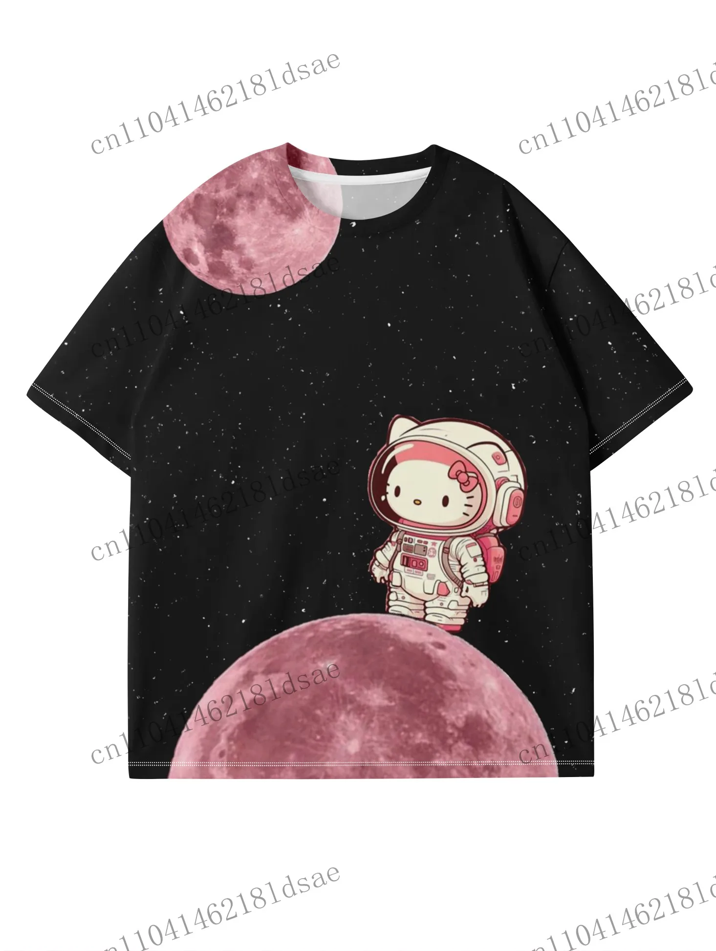 

HOT NEW 3D printed T-shirt HelloKitty shopping sports outdoor home polyester fiber men and women adults and children cosplay