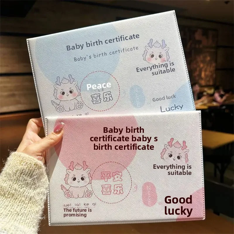 Funda protectora para certificado médico Dragon Baby, gran oferta de la temporada, estuche de almacenamiento de libros de registros de vacunación para niños, plástico