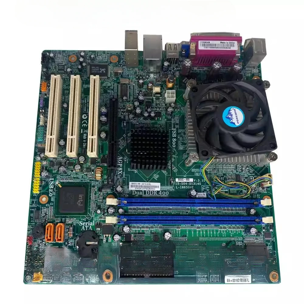 For Lenovo 865GV-M8 Main Board Support HL Card Line Cutting Machine Main Board with Cpu Radiator Memory Stick