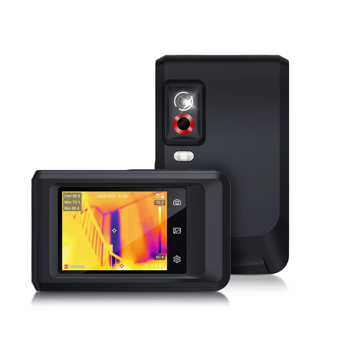 Thermal Camera Pocket2 256 x 192 IR Resolution Thermal Imaging Camera with 8MP Visual Camera, 25 Hz, Wi-Fi, 3.5