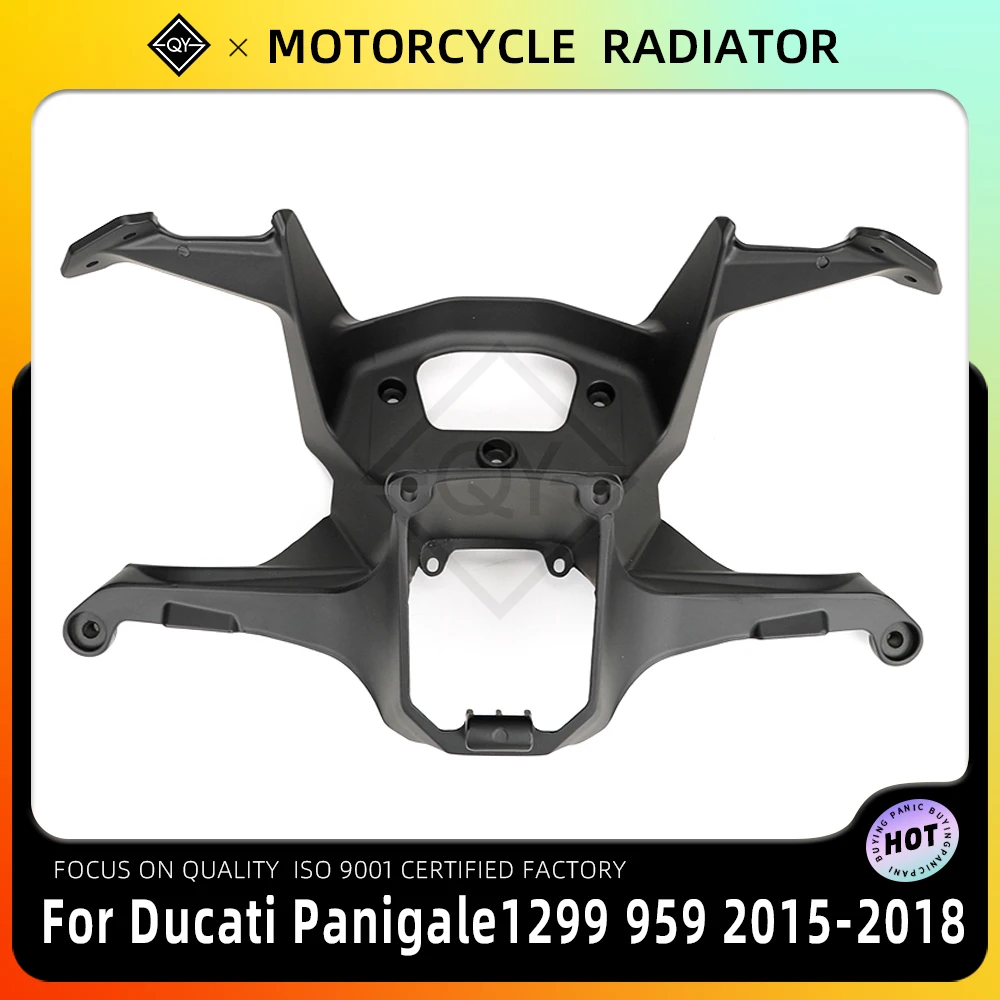 

LQYL Motorcycle Black Aluminum Upper Stay Fairing Headlight Bracket For Ducati Panigale 1299 2015-2018 959 2015 2016 2017 2018