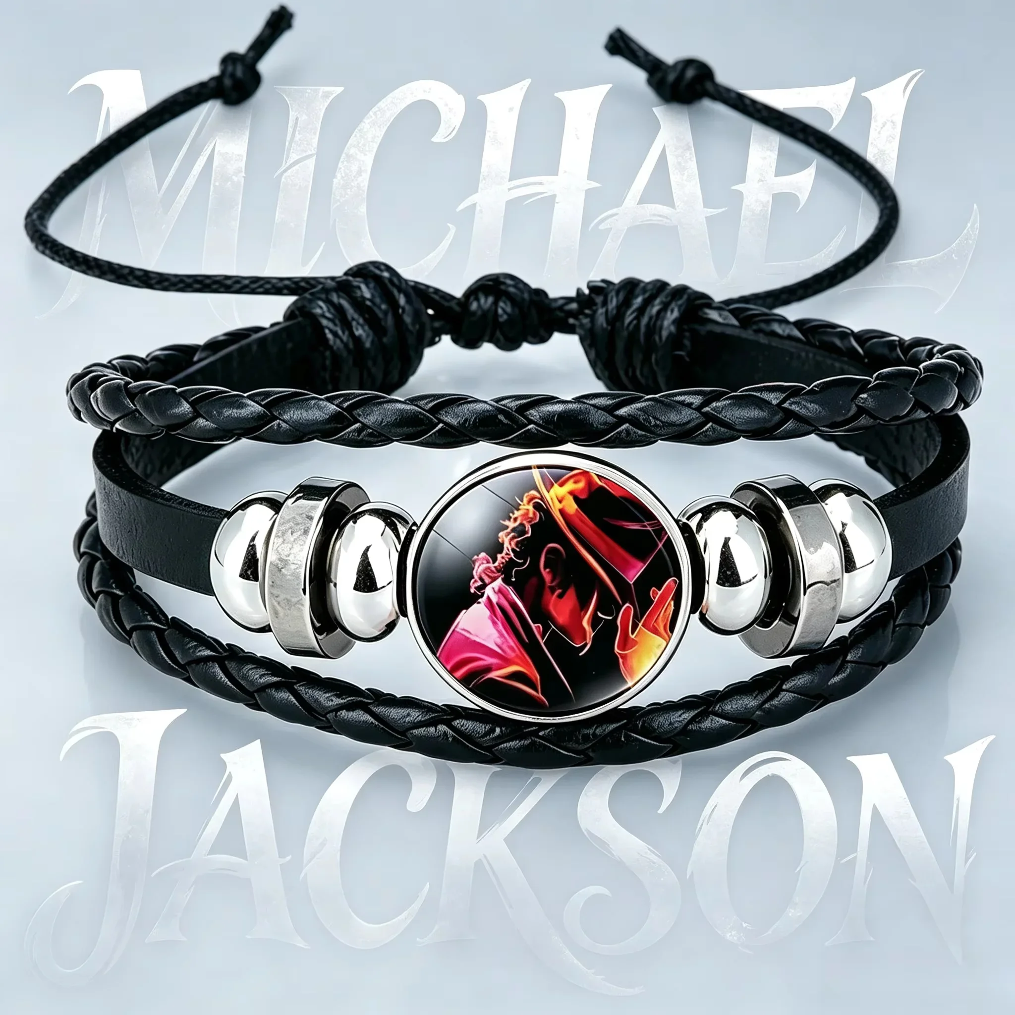 2026 New Fashion Jewelry Bracelet Cartoon Anime Michael Jackson Accessory Kids Holiday Birthday Present