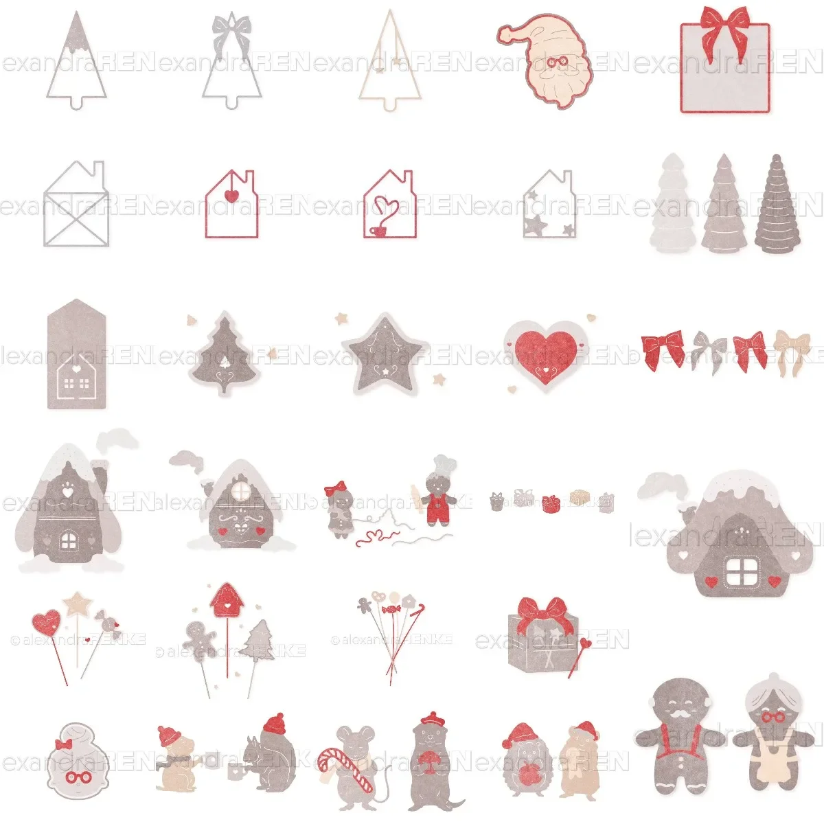 2024 New September Christmas Tree House Metal Cutting Dies For Scrapbooking Paper Craft Handmade Card Album Punch