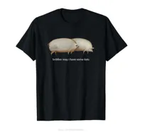 Brother May I Have Some Oats Classic Dank Meme Pair of Pigs T-Shirt Funny Fashion Tshirt Women T Shirt Tees